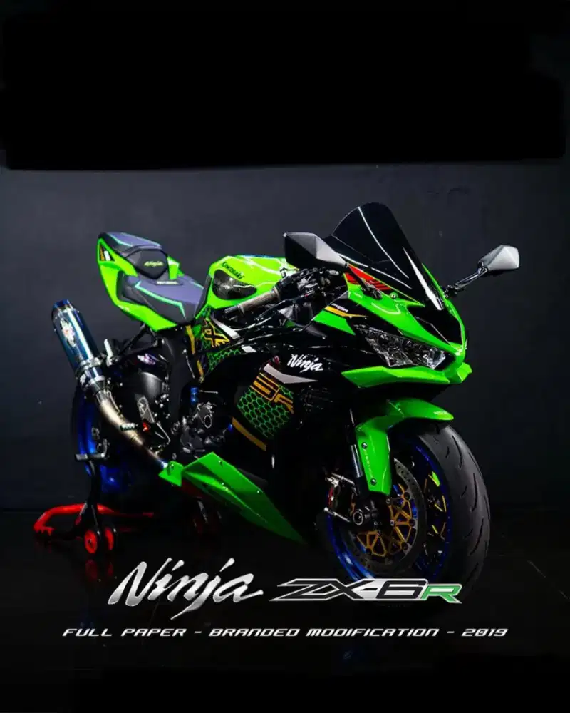 Kawasaki ZX6 R 2019 modif NEGO