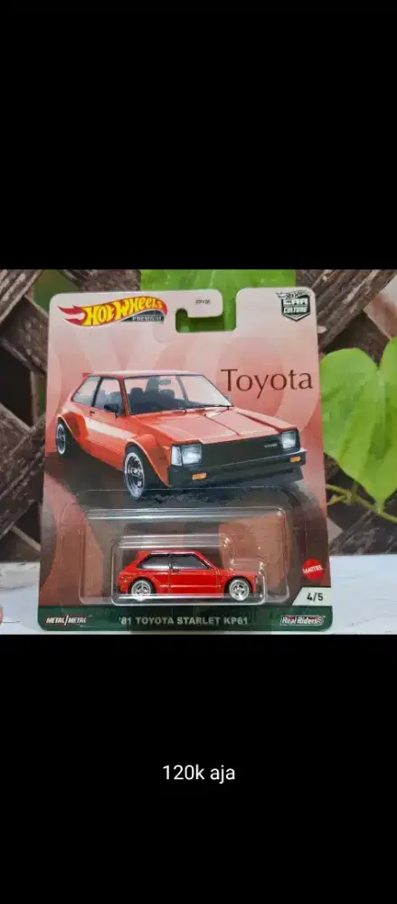 Hotwheels Premium Toyota Starlet