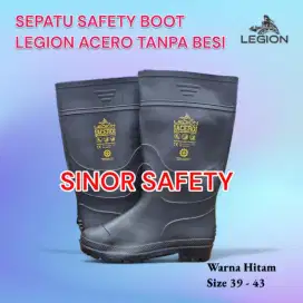 Sepatu Boot LEGION ACERO NON BESI Sepatu SAFETY Boot Legion