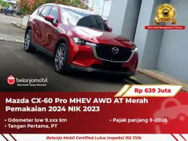 LOW KM !! MAZDA CX-60 CX60 PRO AWD 2023 / 2024 MERAH