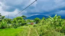 DIJUAL TANAH HOKI DI KAKI GUNUNG SALAK, COCOK UNTUK VILLA & PERUMAHAN