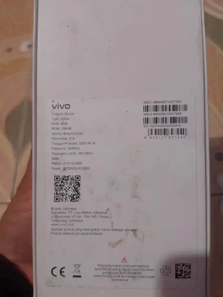 Jual hp Vivo y29