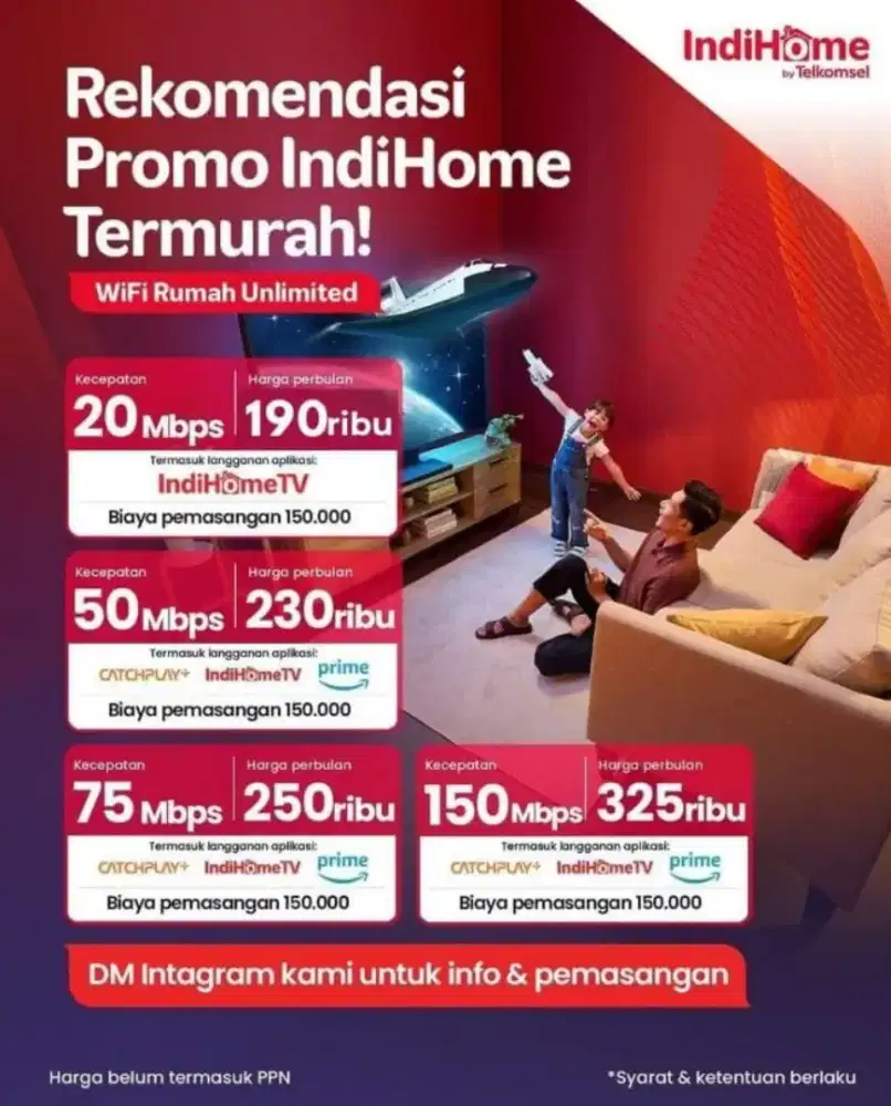 Pasang Indihome  bogor