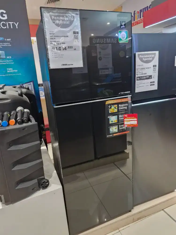 Sharp Kulkas 2 Pintu 338L Promo Cicilan Bunga 0% Tanpa Kartu Kredit