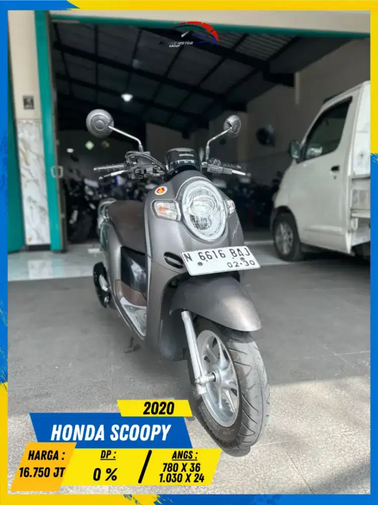HONDA SCOOPY 2020 NDANG GERCEP BOSSKU HIKMAH MOTOR KEPUH MALANG