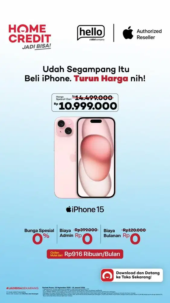 Buruan promo iphone turun harga
