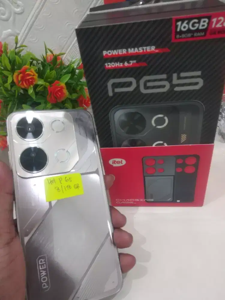 Itel P65 8/128 mulus,lengkap