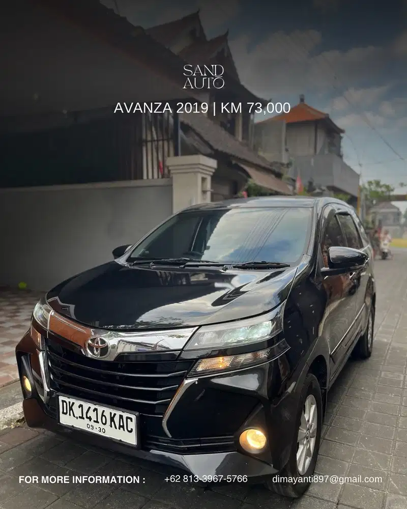 Toyota Avanza 2019 TIPE G 1.3 | BEKAS SEPERTI BARU