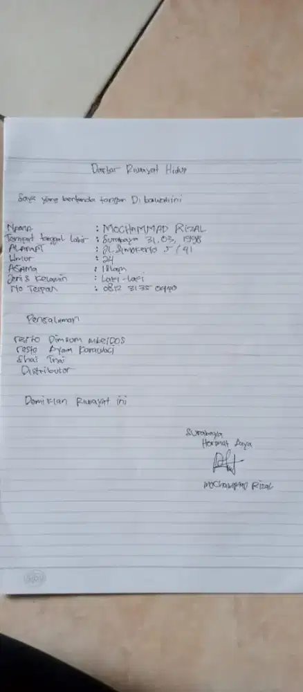 Cari lowongan kerja