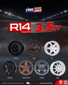 KREDIT VELG HSR DAN BAN MOBIL