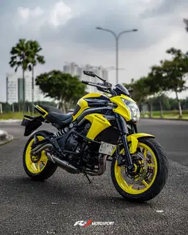 (Full Paper) Kawasaki ER6N Nik 2012 Warna Kuning Knalpot Original