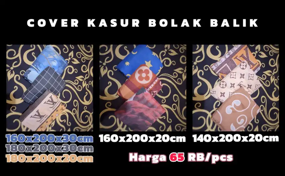 Cover kasur bolak balik