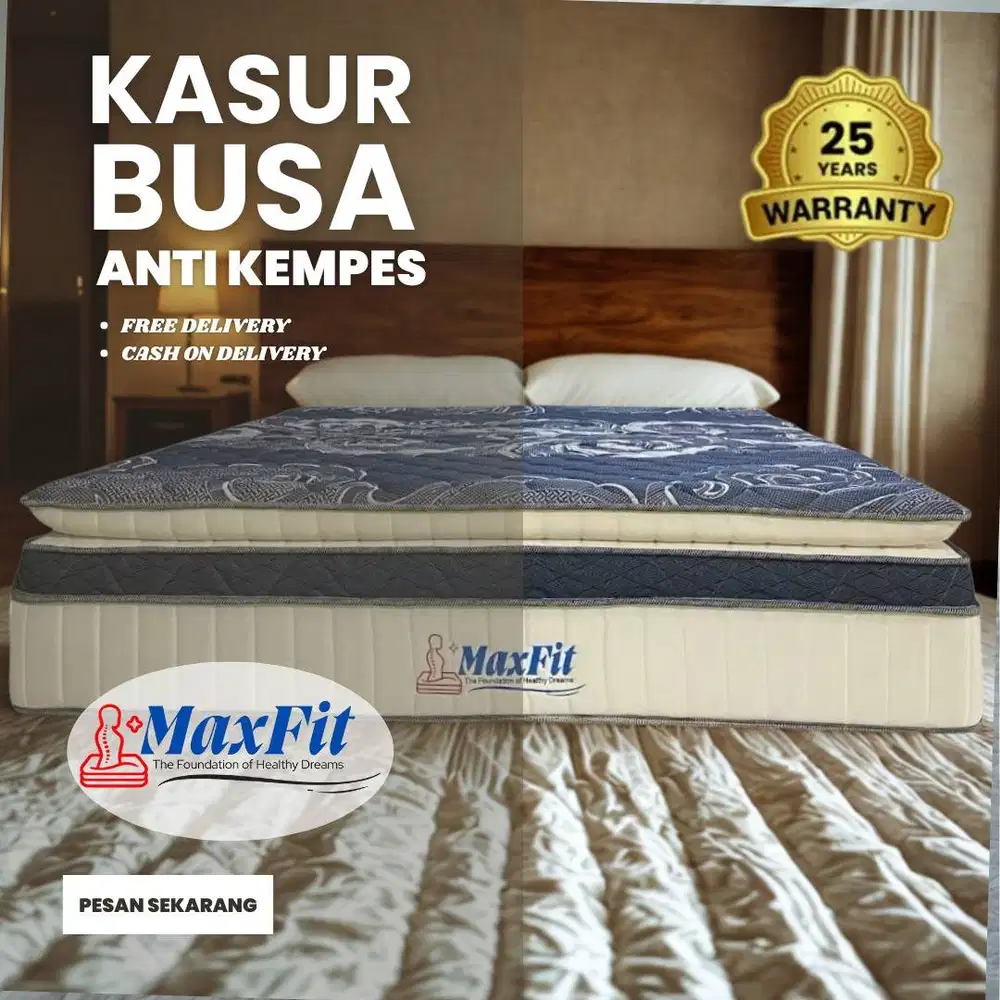 Kasur maxfit full busa super mewah,murah garansi 20 tahun.