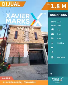 Rumah Kos Aktif Dewandaru Lowokwaru Malang Dekat Suhat
