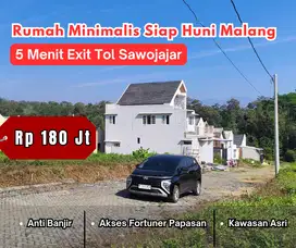 Rumah 180 Juta Siap Huni Hanya 5 Menit Exit Tol Sawojajar Malang