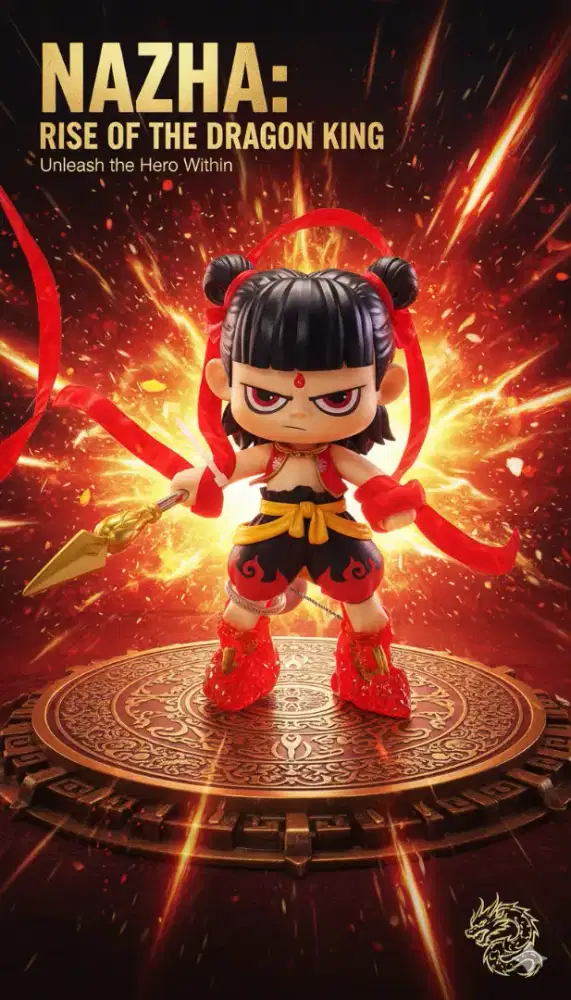 Action Figure Nezha/Nazha BIG SIZE Import Premium