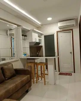 Green pramuka city apartment unit 2 BR tower pino full furnished murah