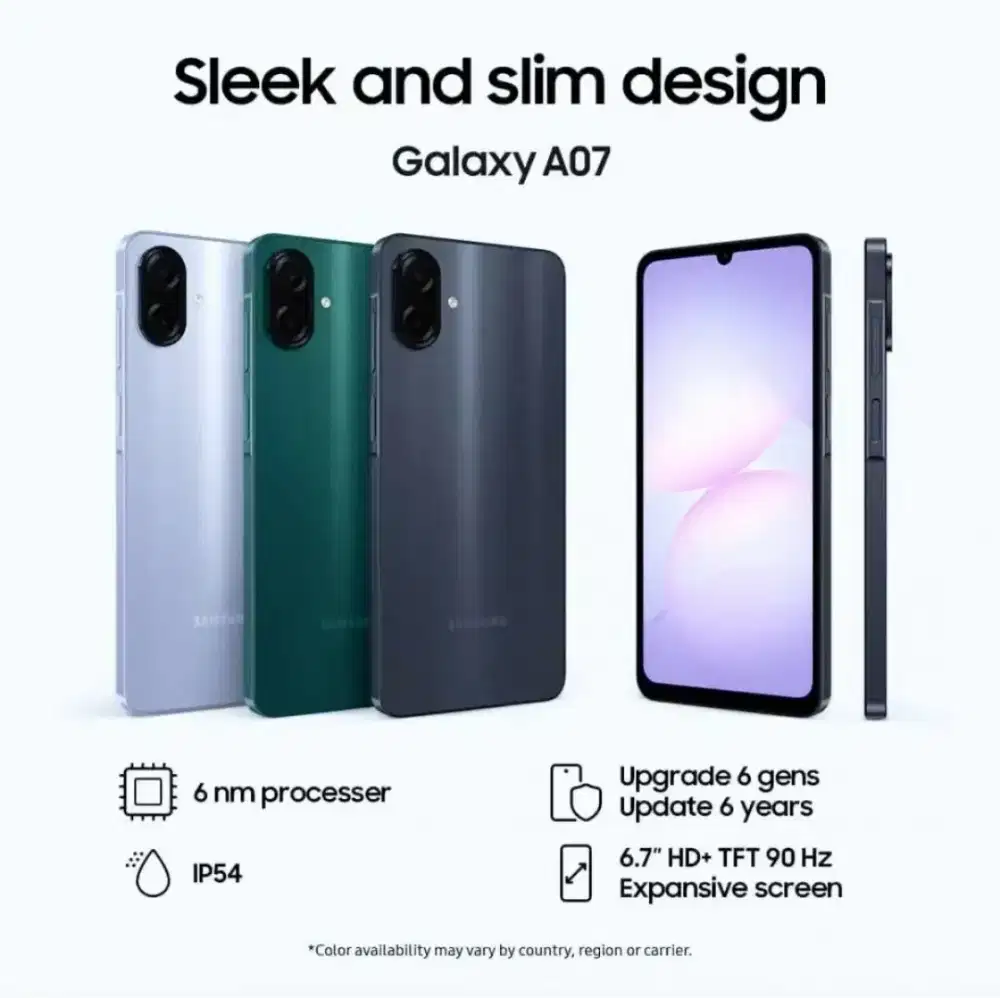 Samsung Galaxy A07 4/64GB Resmi SEIN 1 Tahun