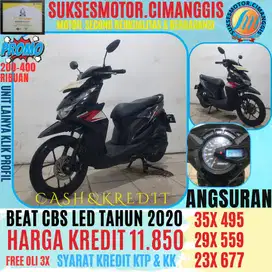 BEAT CBS LED TERMURAH CASHBACK 700RIBUAN FREE OLI 3 BLN & BERGARANSI