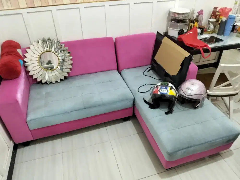 Sofa Letter L Bekas