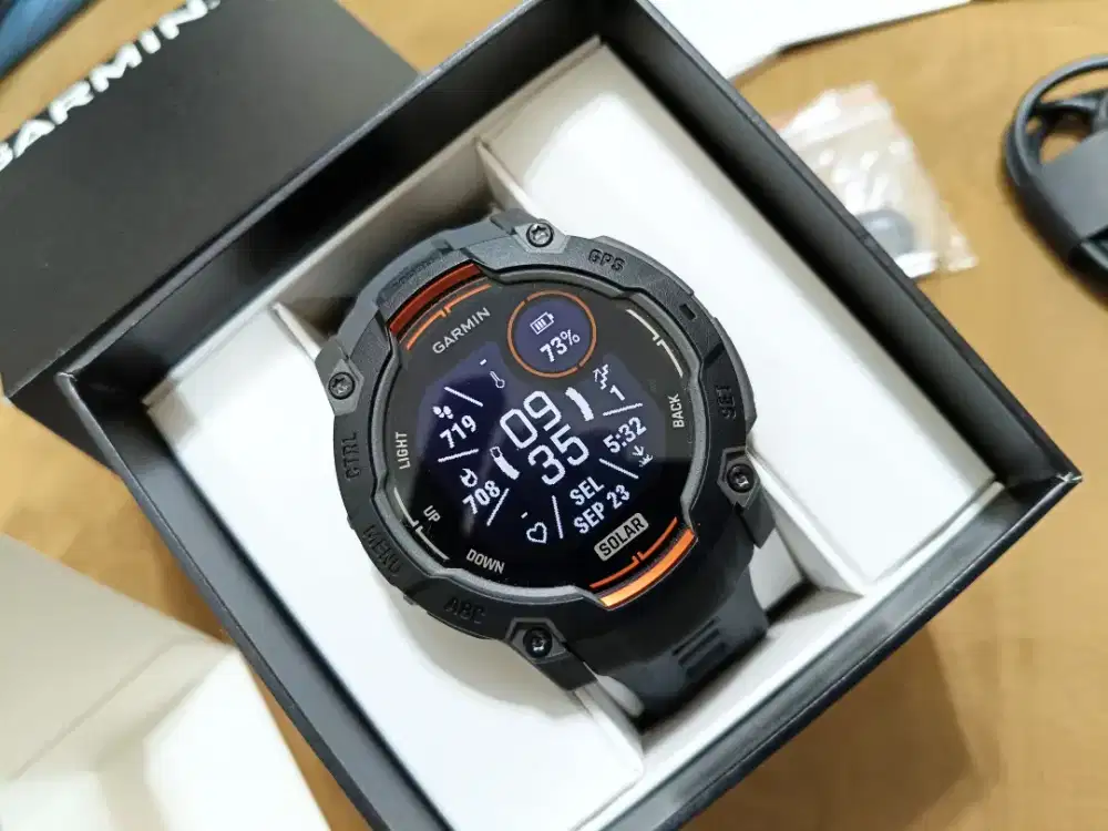 Garmin Instinct 3 Solar 55MM, New Baru buka Segel