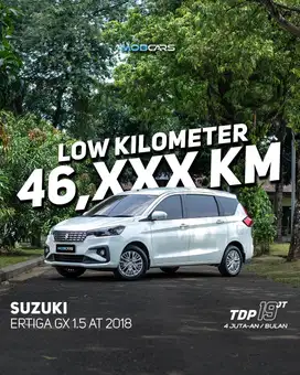 DIJUAL MURAH SUZUKI ERTIGA GX 1.5 AUTOMATIC 2018