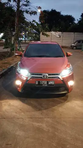 Toyota Yaris G 2014 orange