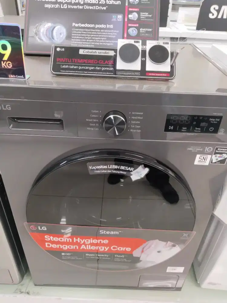 LG mesin cuci 9KG cicilan tanpa DP Indodana paylater