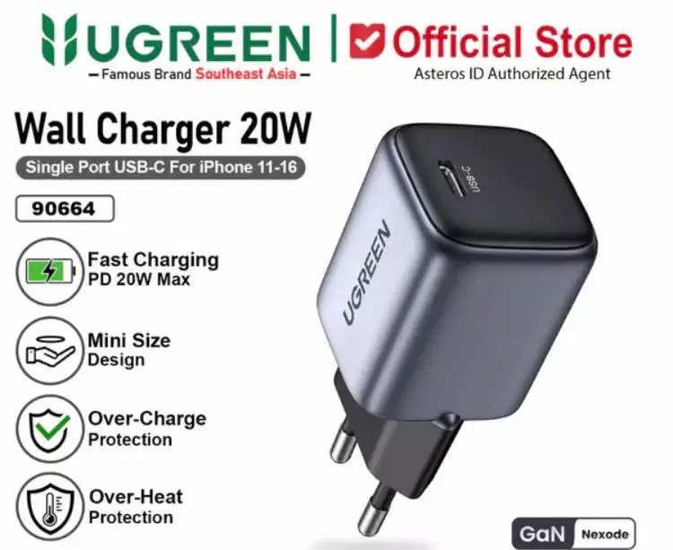 Adaptor Charger Ugreen Type-C