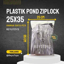 Jual Plastik Pond Termurah Solo ukuran 25x35 Ziplock Laundry Sepatu