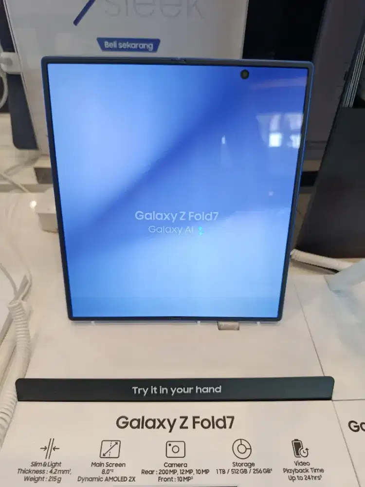 JUAL GALAXY Z FOLD 7 12/256 NEW