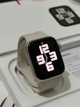 iBox Apple Watch SE Gen 2 40mm Starlight Fullset SA/A Garansi On 2026