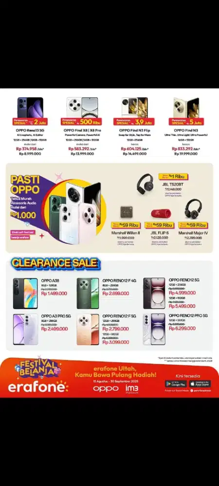 Promo Ahir Bulan Oppo Reno 14 series