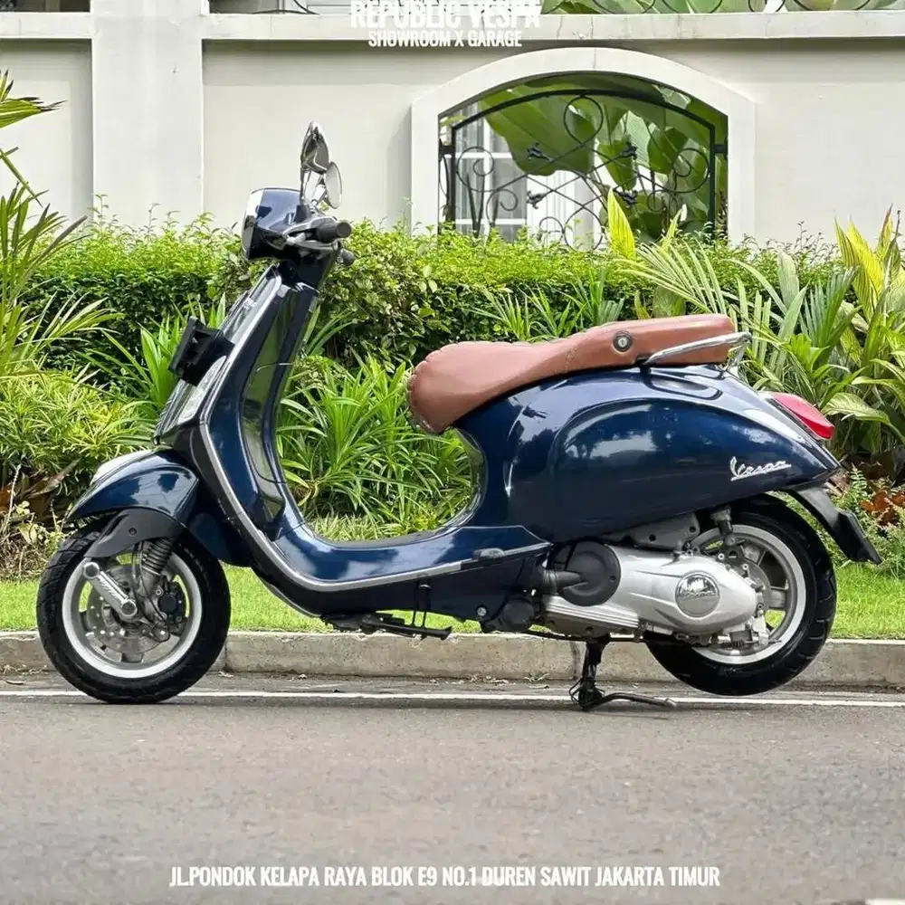 Piaggio Vespa PRIMAVERA 150 3V TAHUN 2014 warna BIRU PERFECT CONDITION