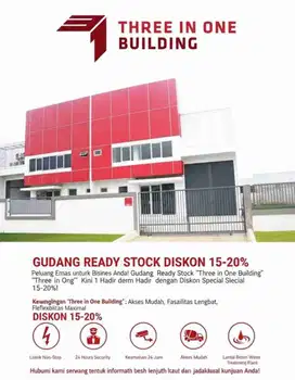 Gudang Ready Stock Jababeka 3 Diskon 10-15%