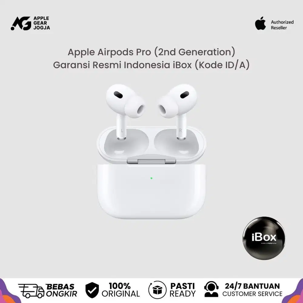 (iBox) New Apple AirPods Pro Gen 2 (USB-C) Garansi Resmi Indonesia