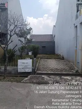 Dijual Tanah Kav. Siap Bangun Lokasi Nyaman dan Asri
