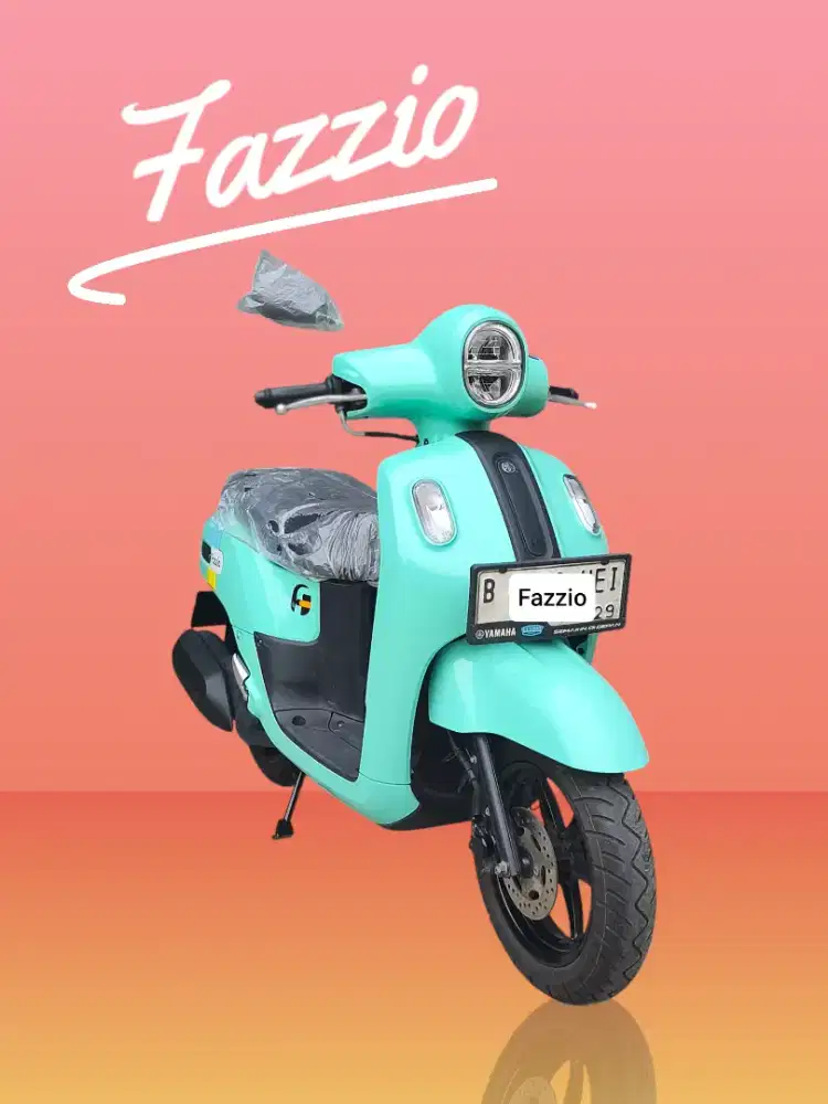 Dp mulai 500rb Yamaha Fazzio Bi jelek ktp luar bs kredit fazio Mio M3