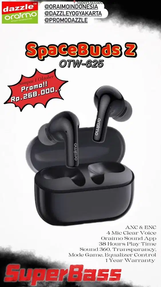 TWS ANC Oraimo OTW-626