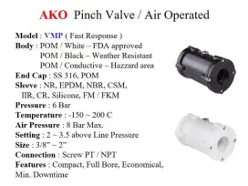 AKO Pinch Valve / Air Operated VMP