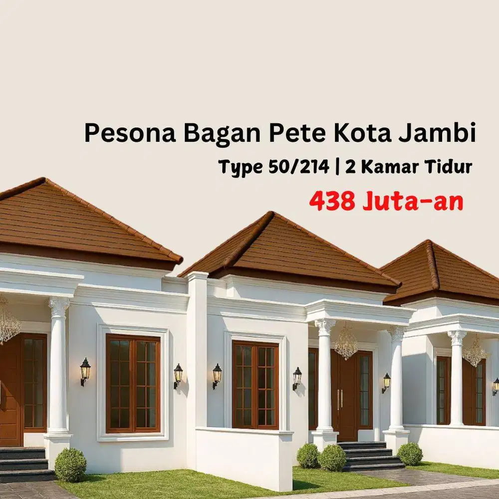 Rumah Modern Bagan Pete Kota Jambi