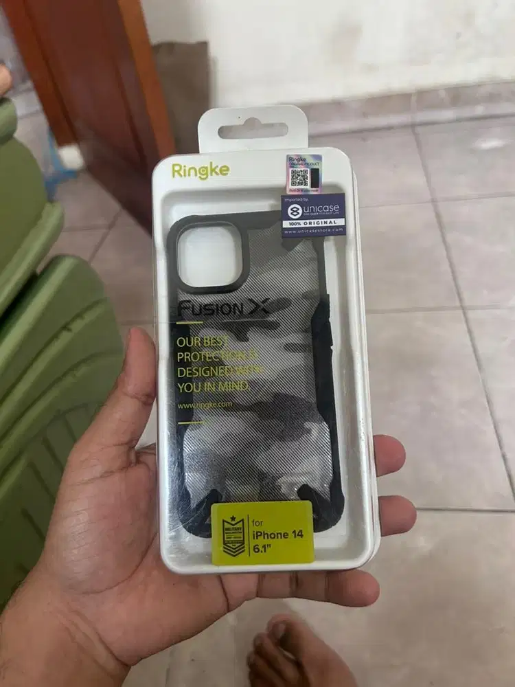Ringke Fusion X Camo Black for Iphone 14 New Segel