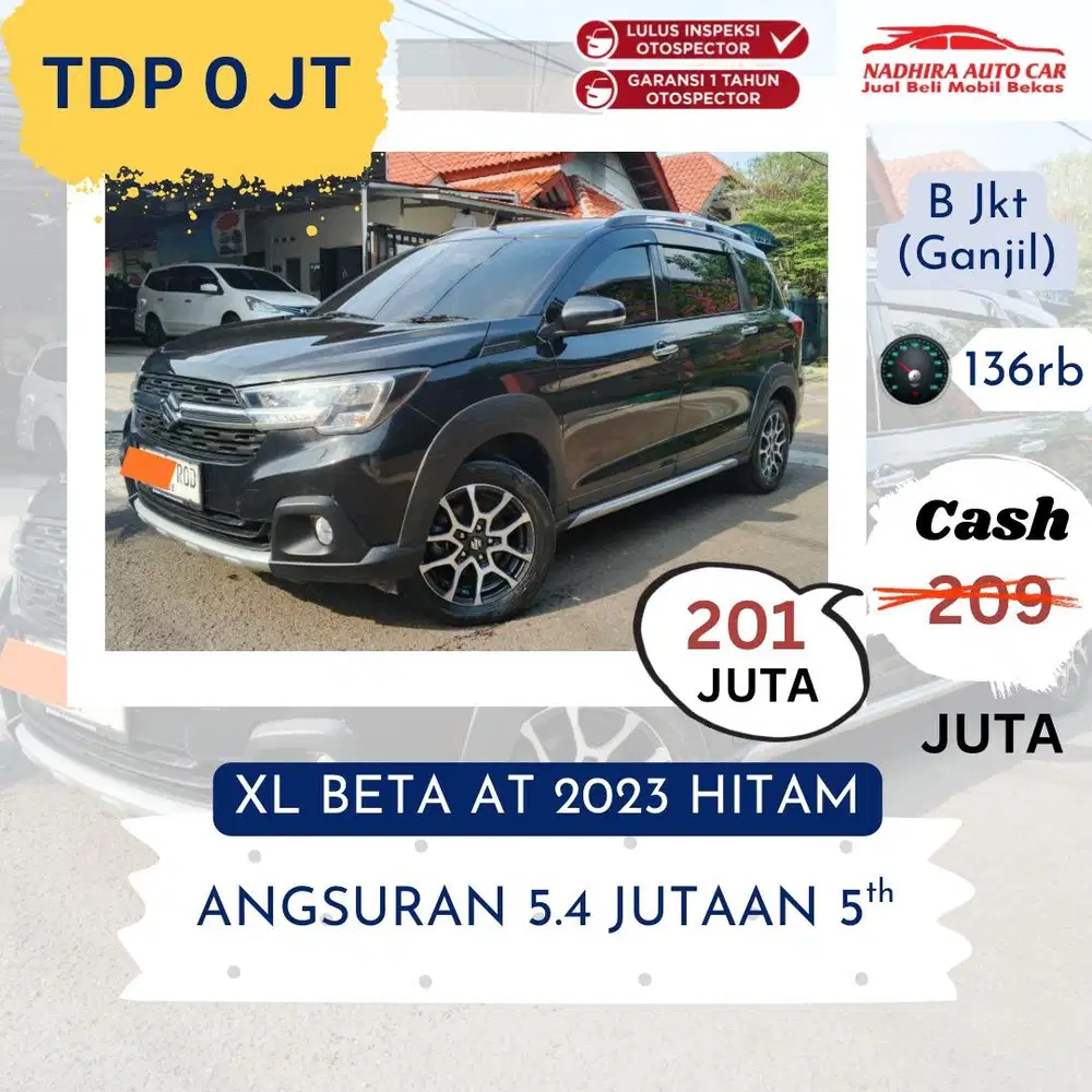 Promo TDP 0 Rupiah XL Beta AT 2023 Hitam