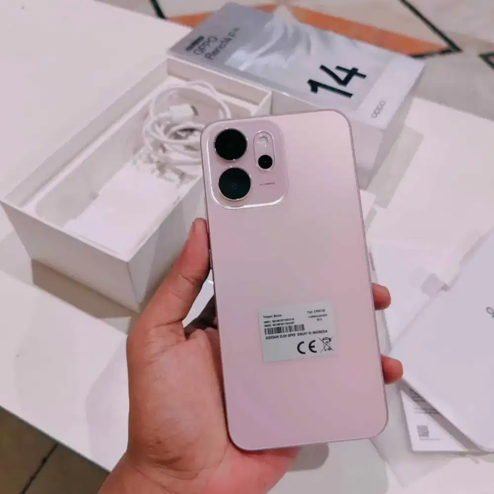 Promo Cicilan Gratis 1x atau 2x Cicilan Oppo Reno 14F ram12 256gb