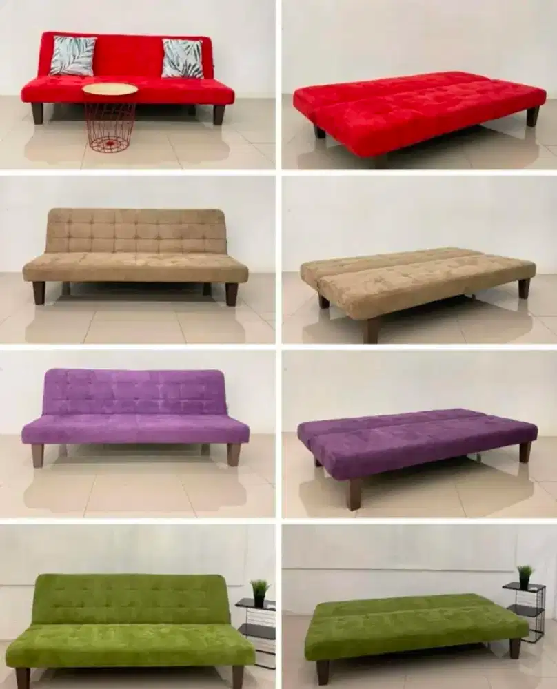 Sofa bed bahan kain