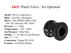 Pinch Valve / Air Operated