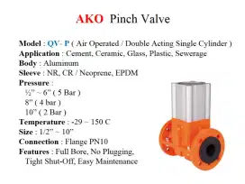 Ako Pinch Valve QV-F