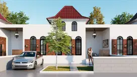 Rumah Modern Klasik Luas Di Utara  Prambanan Harga 500Jt-an Lengkap Solar System