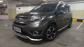 KM Rendah TDP 9JT Honda BRV 1.5 E Prestige Bensin-AT 2018 Abu-Abu