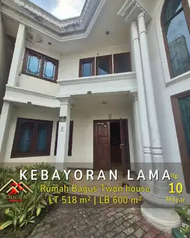 DIJUAL RUMAH DALAM TWON HOUSE KEBAYORAN LAMA JAKARTA SELATAN
